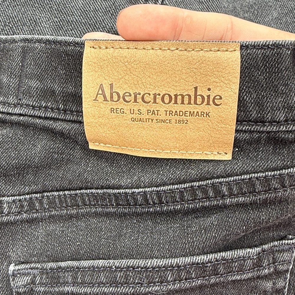 Abercrombie Kids Black Denim Shorts - Picture 3 of 5